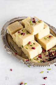 Khoya barfi with Nuts
