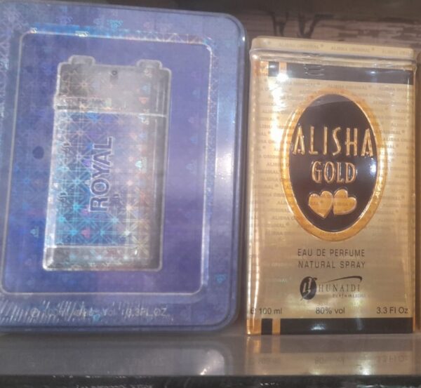 Alishba gold and Royle perfume
